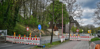 Velberter Radwegbrücke kommt später / Güterstraße bleibt gesperrt