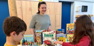 Viel zu entdecken gab es für die Kinder beim Welttag des Buches. Foto: Kreisstadt Mettmann
