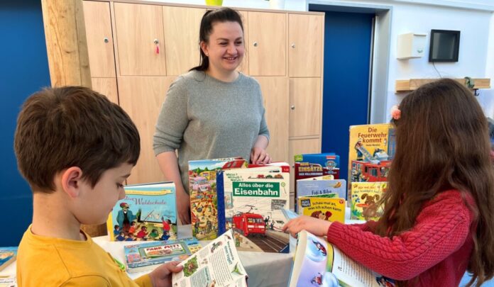 Welttag des Buches (002) Viel zu entdecken gab es für die Kinder beim Welttag des Buches. Foto: Kreisstadt Mettmann
