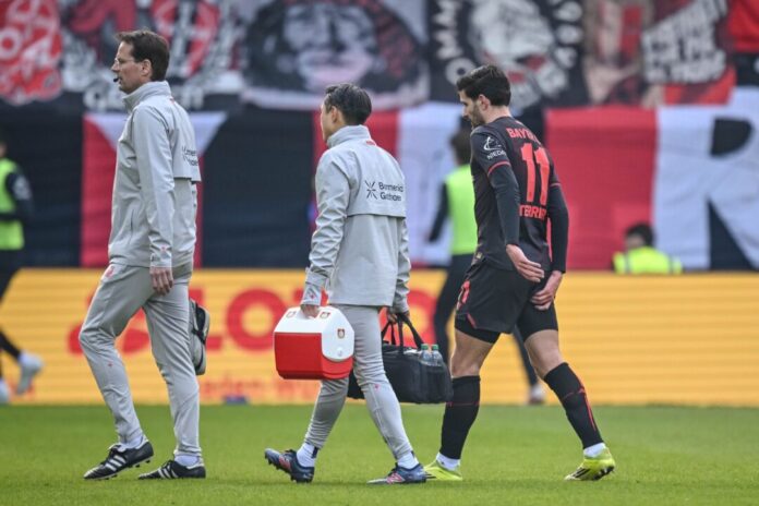 Martin Terrier Leverkusens Martin Terrier wird in dieser Saison nicht mehr spielen können. (Archivbild)