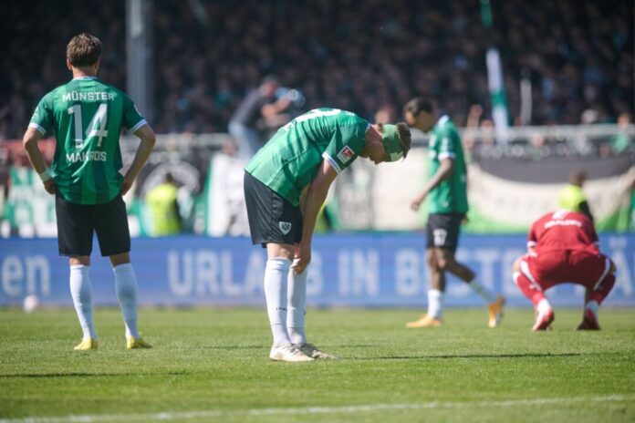 Preußen Münster Preußen Münster könnte schon am Sonntag absteigen. (Archivbild)