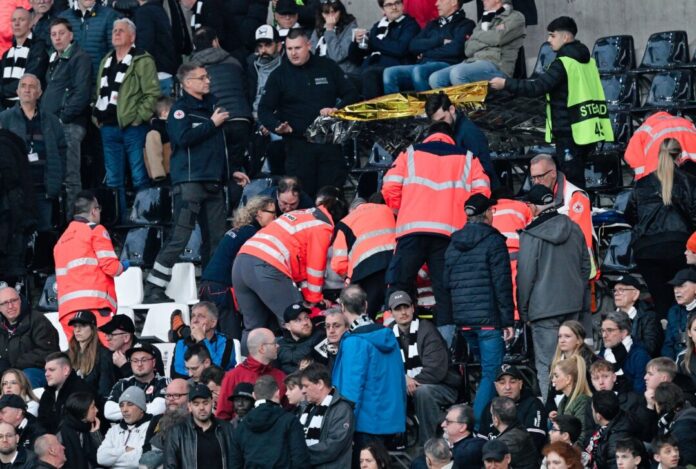 Eintracht Frankfurt - 1. FC Köln In der Schlussphase kam es zu einem Notarzteinsatz.