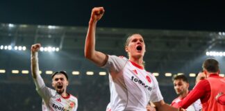 Längere Leihe: Leverkusens Stepanov bleibt in Utrecht Artem Stepanov hatte in Utrecht schon viel Grund zum Jubeln. (Archivbild)