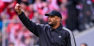 Vincent Kompany stellt sich auf ein schweres Pokalspiel in Leverkusen ein. (Archivbild)