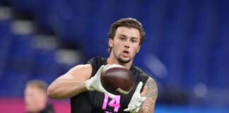 Tight End Marlin Klein wurde von den Houston Texans im NFL-Draft bereits in der zweiten Runde ausgewählt. (Archivbild)