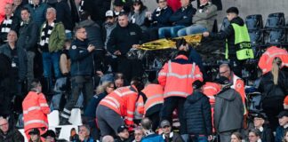 Zuschauer nach Notfall bei Spiel in Frankfurt gestorben Nach dem medizinischen Notfall beim Spiel zwischen Eintracht Frankfurt und dem 1. FC Köln ist der betroffene Zuschauer gestorben.