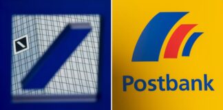 Verdi droht Deutsche Bank mit Warnstreiks bei Postbank Die Postbank gehört zur Deutschen Bank, derzeit laufen Tarifgespräche für rund 9.000 Postbank-Beschäftigte (Archivbild)