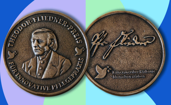 20230925_Theodor-Fliedner-Medaille2 Die Theodor-Fliedner-Medaille für innovative Pflegepraxis wurde 2025 zum vierten Mal ausgeschrieben. Zum Internationalen Tag der Pflegenden gibt die Kaiserswerther Diakonie die Preisträger:innen 2026 bekannt. Foto: Kaiserswerther Diakonie