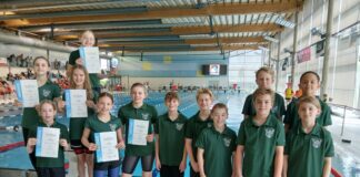 Turnverein Ratingen schwimmt zu zwei Vizemeistertiteln in Mönchengladbach Der Nordrhein-Westfälische Schwimmehrkampf erwies sich für die teilnehmendes des TVR als äußerst spannende Angelegenheit. Foto: Turnverein Ratingen