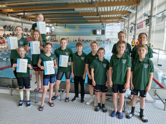 20260510_131530 Der Nordrhein-Westfälische Schwimmehrkampf erwies sich für die teilnehmendes des TVR als äußerst spannende Angelegenheit. Foto: Turnverein Ratingen