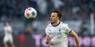 Tabakovic im Dilemma: Gladbach kann Hoffenheim ärgern Vorerst letztes Spiel für Gladbach im Rahmen der Leihe: Haris Tabakovic (Archivbild).