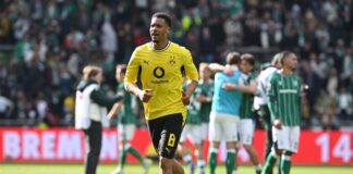 BVB-Sportchef Book: Nmecha-Verkauf im Sommer kein Thema Ist beim BVB fest eingeplant: Felix Nmecha. (Archivbild)
