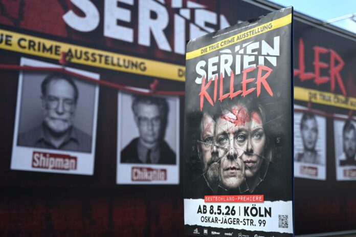 "Serienkiller - Die True Crime Ausstellung" in Köln Bis zum 25. Oktober kann die Ausstellung in Köln besucht werden.