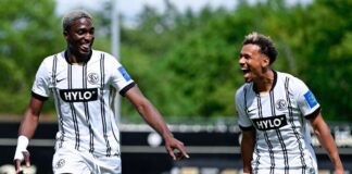 Elversberg feiert historischen Bundesliga-Aufstieg Bambasé Contés 1:0 war der Auftakt zur großen Elversberger Aufstiegsparty.
