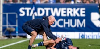 Saison-Aus für Bochums Verteidiger Wittek Maximilian Wittek (r) fällt für den Rest der Saison beim VfL Bochum aus. (Archivbild)