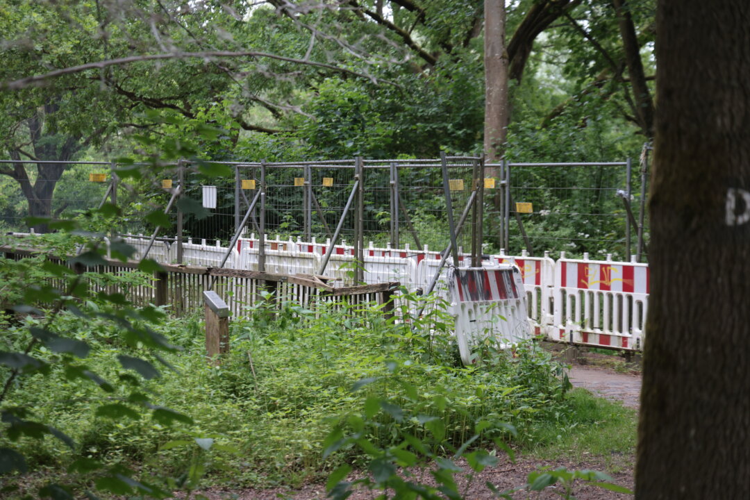 Eingeschränkte Benutzbarkeit seit Jahren, die Kunst liegt im Auge des Betrachters der Brücke am Theo Leuchten Weg, Bild: Alexander Heinz