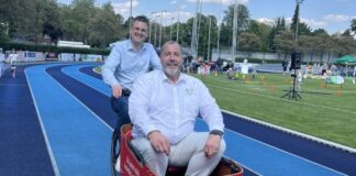 Lastenrad-Projekt sucht neue Verleihstationen zum Start des Stadtradelns Am Aktionstag "Ratingen bewegt sich!" trat Bürgermeister Patrick Anders in die Pedale. Foto: Ratingen nachhaltig e.V.