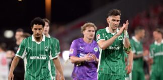 Fürth nach 0:1 unter Druck: «Können damit umgehen» Branimir Hrgota (r) verlässt Fürth nach der Saison.