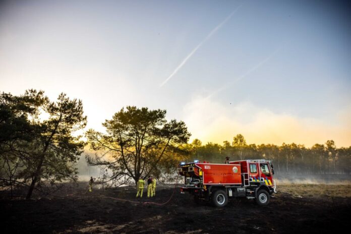 Naturbrände in den Niederlanden Bei der Brandbekämpfung in den Niederlanden kamen auch Feuerwehrleute aus NRW zum Einsatz.