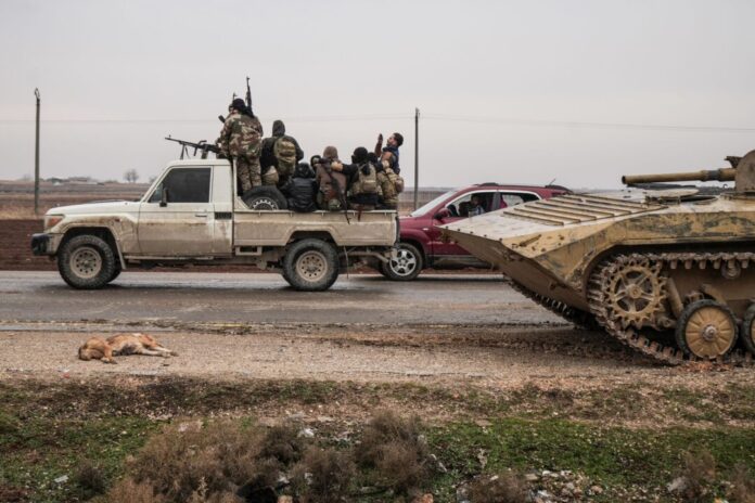 Konflikt in Syrien - Deir Hafir Michelmann wurde den Angaben zufolge bei der Durchsuchung eines Gebäudes festgenommen. (Archivbild)