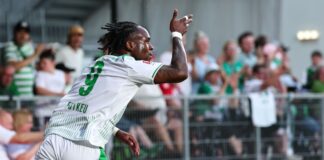 Noel Futkeu trifft für seine Fürther.