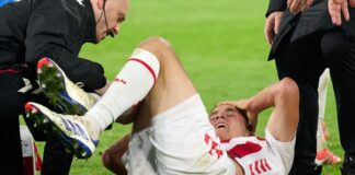 Trotz Verletzung: Köln verlängert Hübers Vertrag Trotz einer schweren Verletzung setzt der FC weiter auf Timo Hübers. (Archivbild)