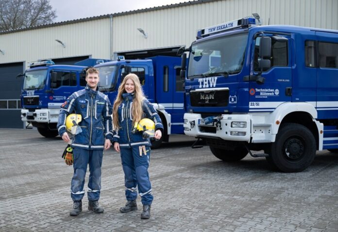 ricardo und julia Der Erkrather Ortsverband des THW lässt hinter die Kulissen blicken. Foto: THW OV Erkrath