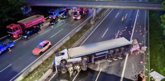 Tiefkühl-Lastwagen kippt quer auf A3 – lange Sperrung Auf der A3 bei Solingen ist der Streckenabschnitt in Richtung Köln gesperrt.