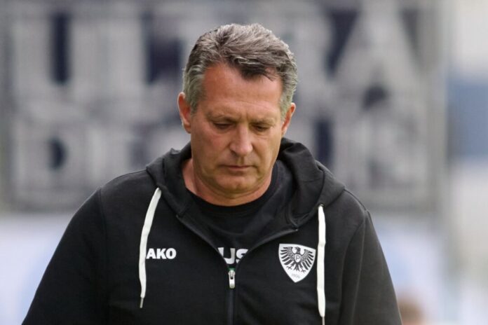 lois Schwartz Trainer Alois Schwartz hat keine Zukunft beim Zweitliga-Absteiger Preußen Münster. (Archivbild)