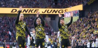 BVB-Abschiede: Süle spielt Golf, Brandt flirtet mit Spanien Niklas Süle (l) und Julian Brandt (M) verlassen zum Ende der Saison Borussia Dortmund.