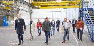 Theater und Philharmonie Essen erhält zentrale Theaterwerkstätten Besichtigung der neuen Werkstätten der TUP. Foto: Rosa Lisa Rosenberg/Stadt Essen