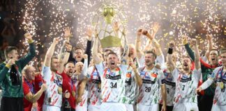 Handball-Showdown: Berlin gegen Magdeburg neuer Klassiker? Feierten 2025 den Titel in der Champions League: Die Handballer des SC Magdeburg. (Archivbild)