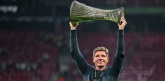 Glasner und Iraola begehrt: Geht Leverkusens Suche weiter? Oliver Glasner ist als Trainer in Europa derzeit begehrt. (Archivbild)