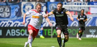 Fortuna Düsseldorf holt Hottmann aus Regensburg Eric Hottmann (l) wechselt nach Düsseldorf. (Archivbild)