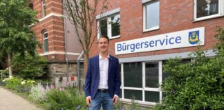 Sprechzeiten des Mettmanner Bürgermeisters Mettmanns Bürgermeister André Bär. Foto: Kreisstadt Mettmann