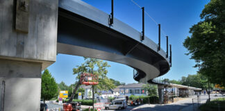 Radwegbrücke Velbert: Bau im Zeitplan – Güterstraße bald wieder frei