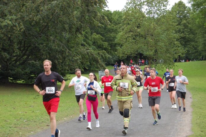 Firmenlauf Ratingen-Lauf-2 Beim Firmenlauf war die Stimmung gut. Foto: Oliver Kubanek