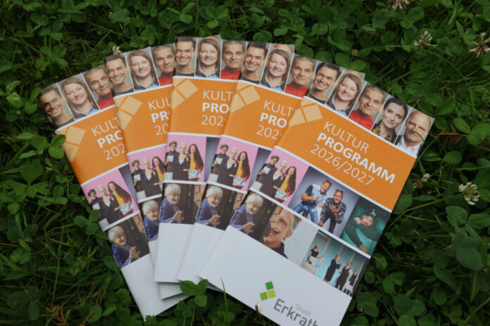 Kulturprogramm 2026-2027 Das neue Kulturprogramm ist da. Foto. Stadt Erkrath