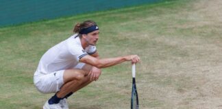 Zuckerwerte, Rücken, Hitze: Sorgen um Zverev vor Wimbledon Immer wieder musste sich Alexander Zverev auf dem Platz kurz erholen.
