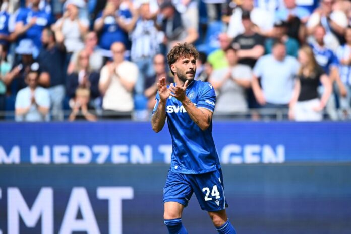 Fabian Schleusener Geht nach fünf Jahren KSC zur Fortuna nach Düsseldorf: Fabian Schleusener (Archivbild)