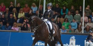 Isabell Werth holt 19. deutschen Dressur-Titel Wieder einmal nicht zu schlagen: Isabell Werth mit ihrer Stute Wendy.