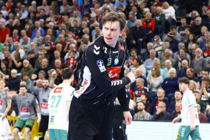 Malte Semisch von GWD Minden Malte Semisch und GWD Minden steigen aus der Handball-Bundesliga ab. (Archivbild)