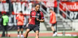 FC Augsburg gibt Verteidiger Koudossou an Bielefeld ab Vorige Saison von Augsburg nach Nürnberg verliehen und künftig in Bielefeld: Henri Koudossou. (Archivbild)