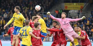 Cottbus verpflichtet Torhüter Lotka aus Düsseldorf Fliegt künftig für Energie Cottbus durch den Strafraum: Torhüter Marcel Lotka. (Archivbild)