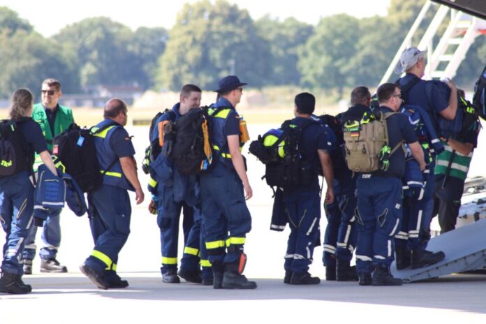 Hilfsflüge nach Erdbeben in Venezuela Das THW-Team ist in Caracas angekommen.