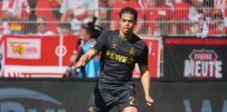1. FC Köln verpflichtet Abwehr-Talent Simpson-Pusey fest Hat beim 1. FC Köln einen Vertrag bis 2030 unterschrieben: Jahmai Simpson-Pusey. (Archivbild)