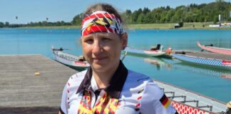 Wülfrather Judoka ist vierfache Europameisterin bei Drachenboot-Fahren Kathrin Lindner ist mehrfach erfolgreich: Judo und das Drachenboot haben es der Einigkeit-Sportlerin angetan. Foto: privat