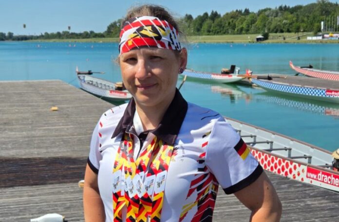 Kathrin Lindner ist mehrfach erfolgreich: Judo und das Drachenboot haben es der Einigkeit-Sportlerin angetan. Foto: privat Kathrin Lindner ist mehrfach erfolgreich: Judo und das Drachenboot haben es der Einigkeit-Sportlerin angetan. Foto: privat