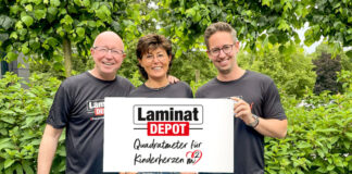 Charity-Initiative bietet Unterstützung für Erkrather Projekte Im vergangenen Jahr wurden insgesamt rund 30.000 Euro gespendet. Foto: Laminatdepot