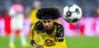BVB bestätigt: Adeyemi für Vertragsgespräche freigestellt Karim Adeyemi steht vor einem Wechsel zum FC Barcelona. (Archivbild)